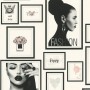 PAPIER PEINT METROPOLITAN STORIES LIVINGWALLS Blanc - Noir