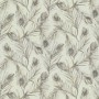 PAPIER PEINT PLUMES DE PAON POIVRE