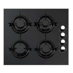 LUXELL Plaque Encastrable C6-40F3 (60 cm) Noir 4 Feux